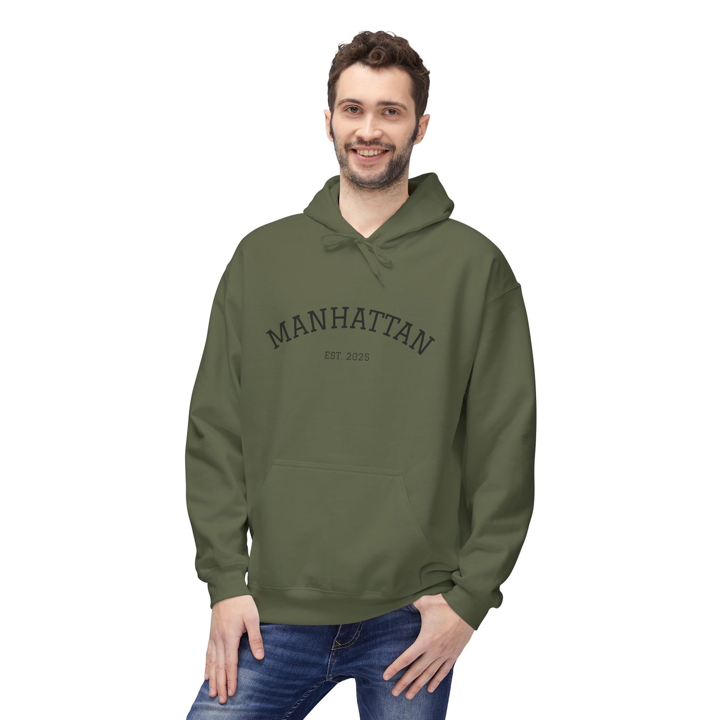 Manhattan Bridge Hoodie — Vintage NYC Graphic Pullover
