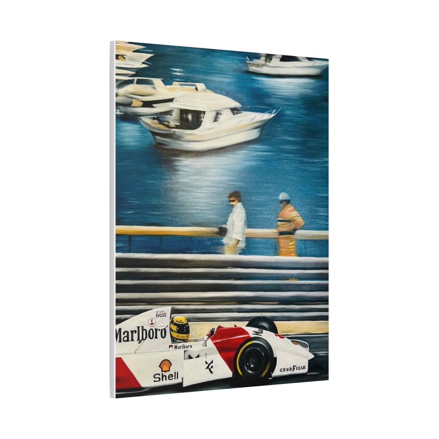 Senna Around Monaco PRINT