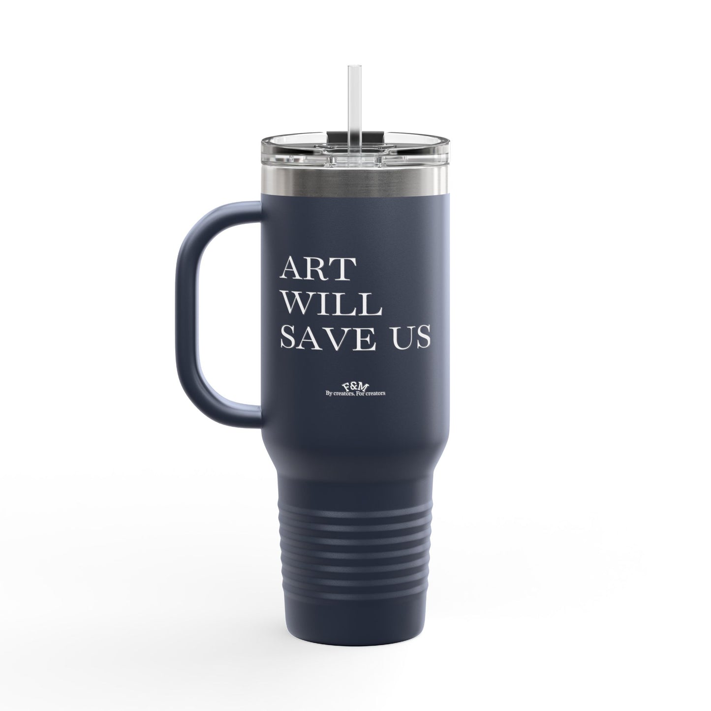 Art Will Save Us 40oz Insulated Travel Mug