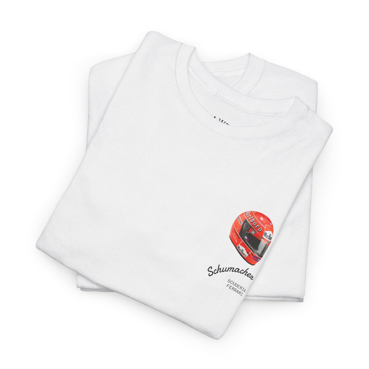 Racing Helmet Tee — Vintage Formula 1 Car Graphic T-Shirt