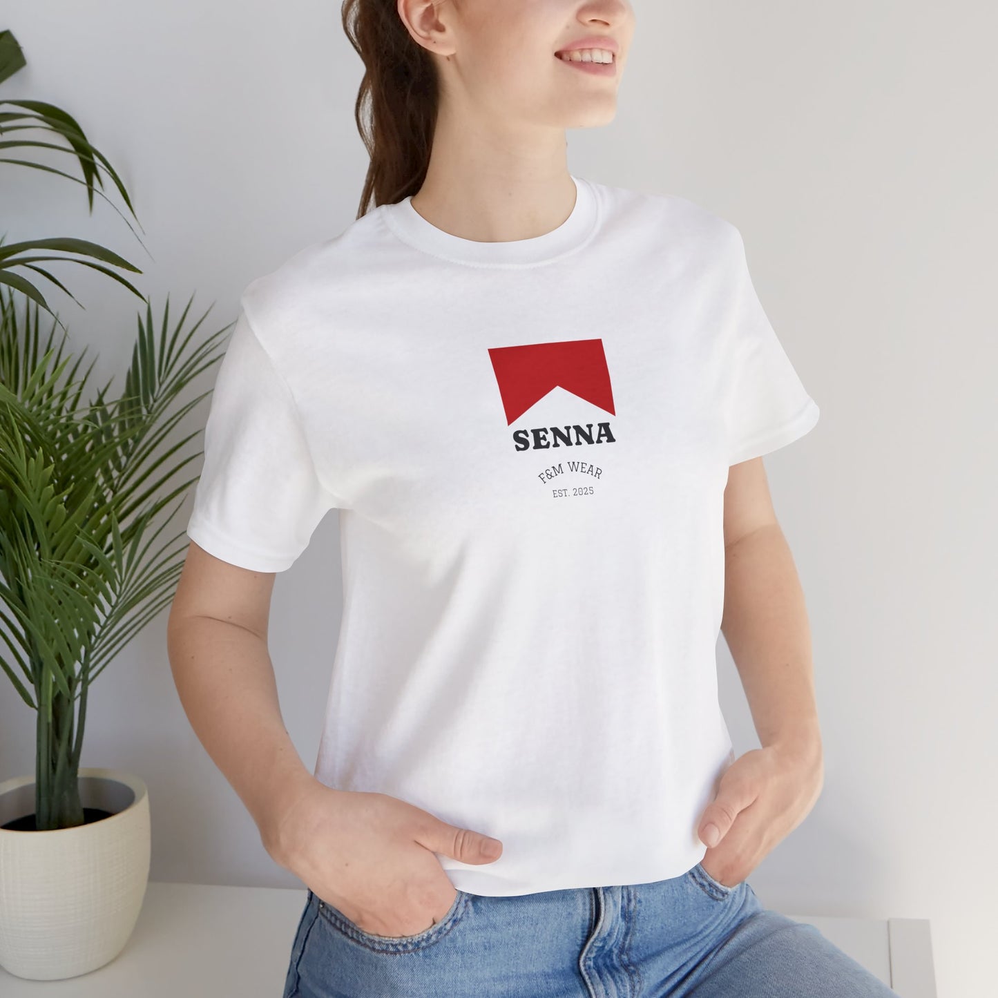 T-Shirt — Senna Around Monaco Graphic Tee (McLaren MP4-2 Art)