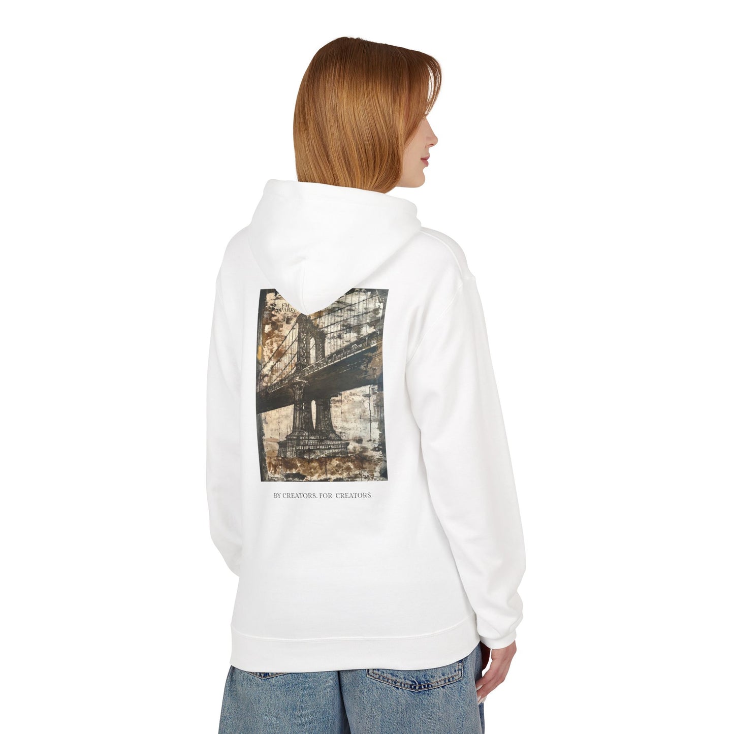 Manhattan Bridge Hoodie — Vintage NYC Graphic Pullover