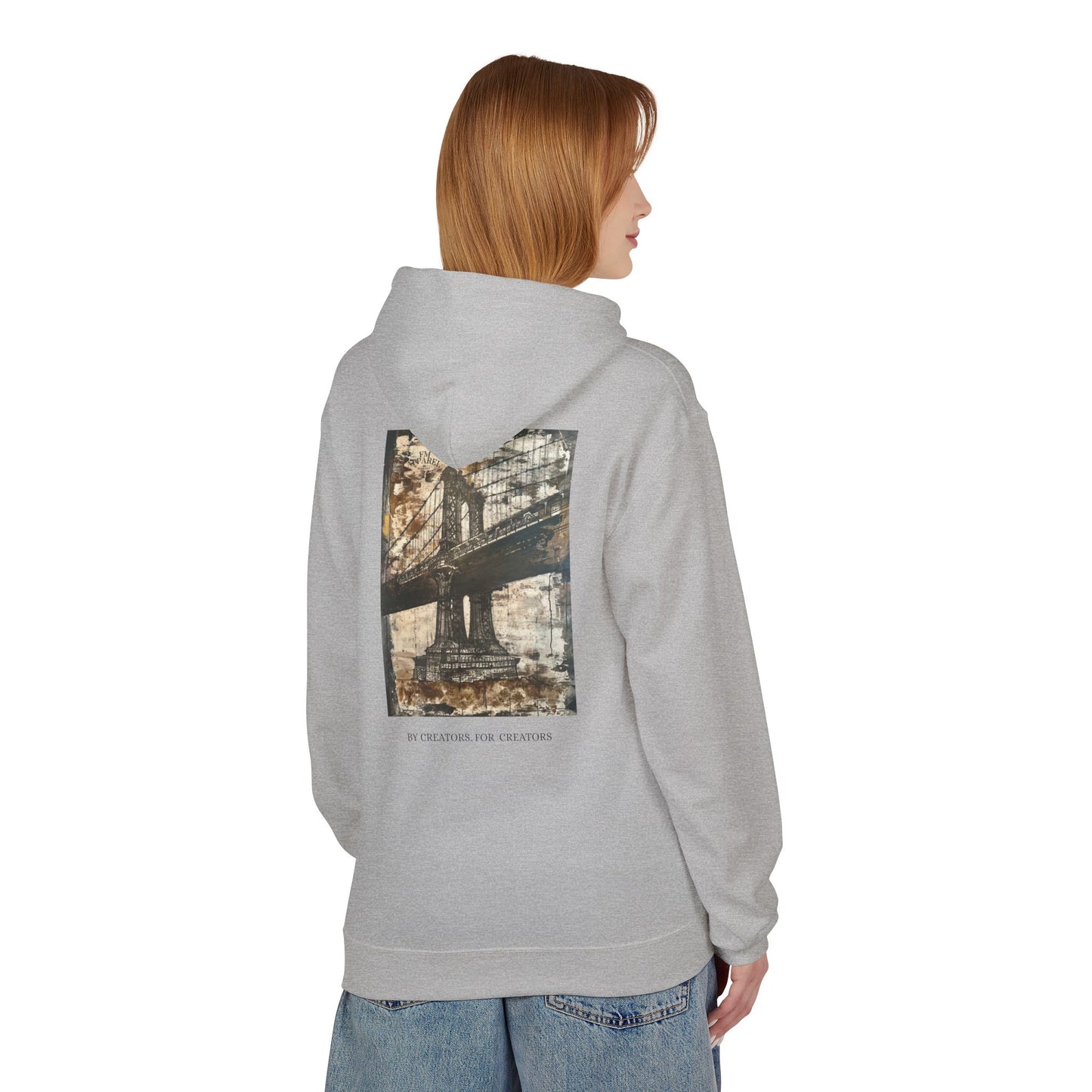 Manhattan Bridge Hoodie — Vintage NYC Graphic Pullover