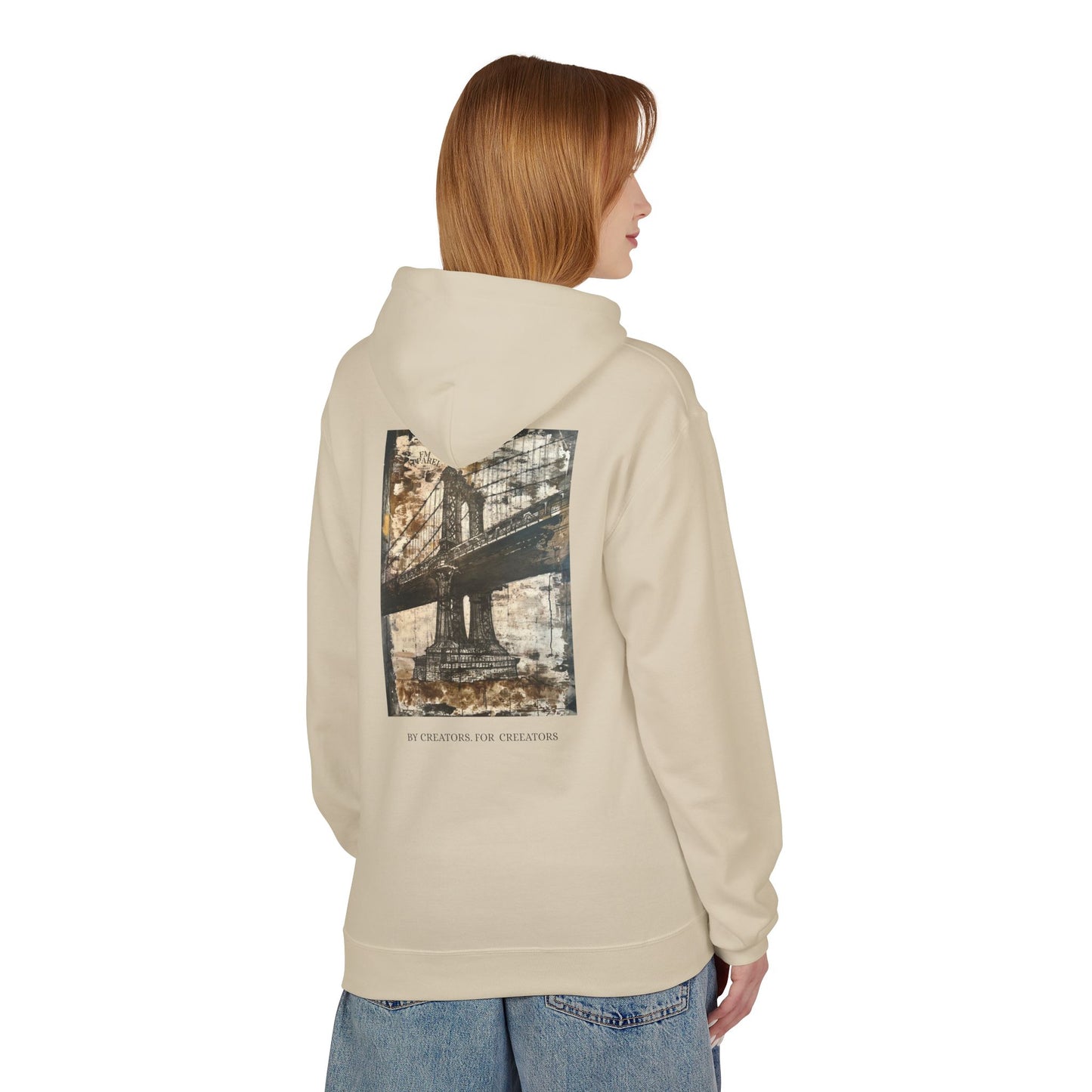 Manhattan Bridge Hoodie — Vintage NYC Graphic Pullover