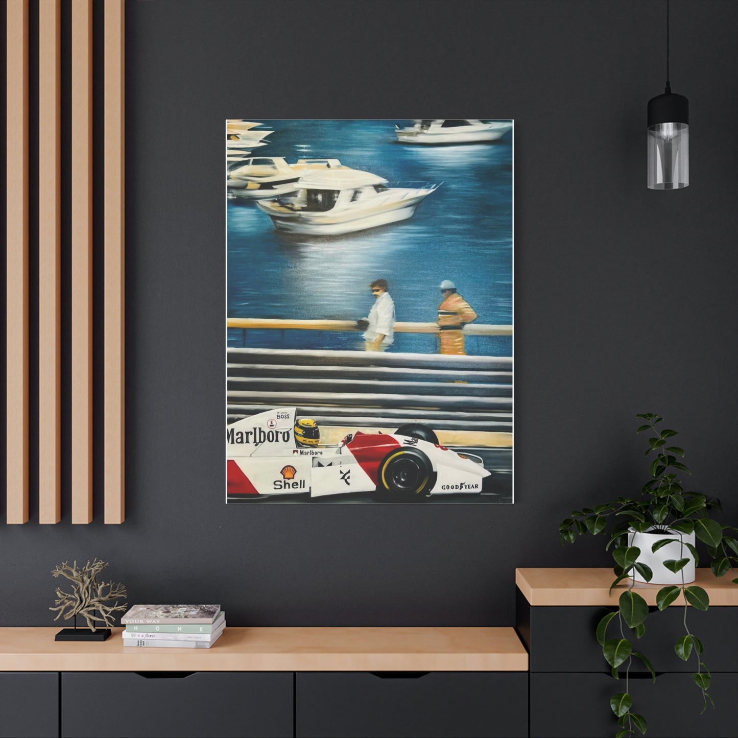Senna Around Monaco PRINT