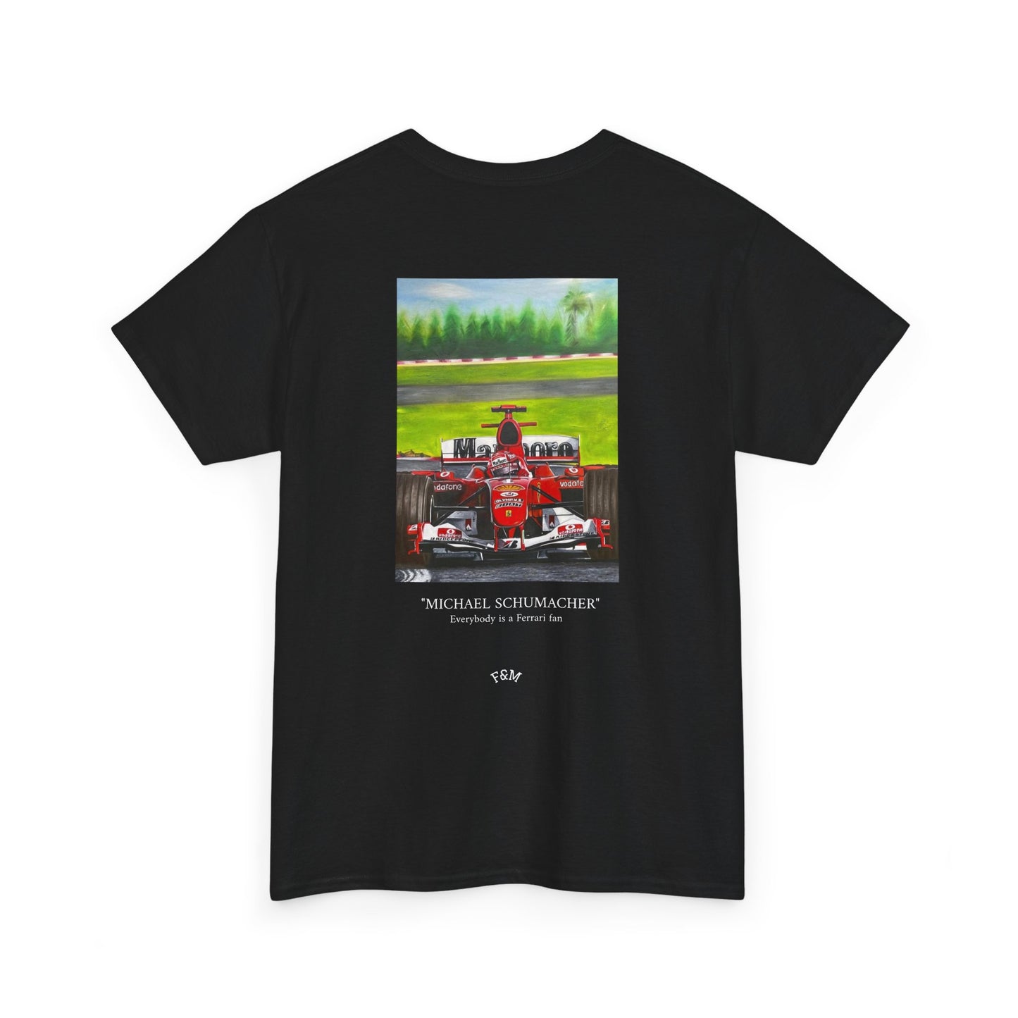 Racing Helmet Tee — Vintage Formula 1 Car Graphic T-Shirt