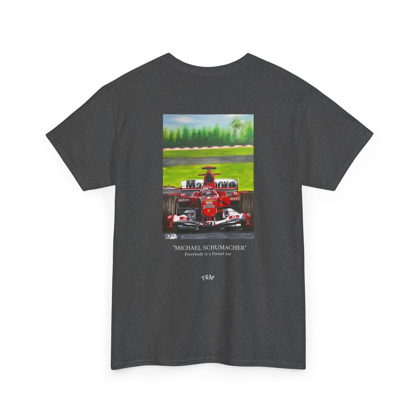 Racing Helmet Tee — Vintage Formula 1 Car Graphic T-Shirt