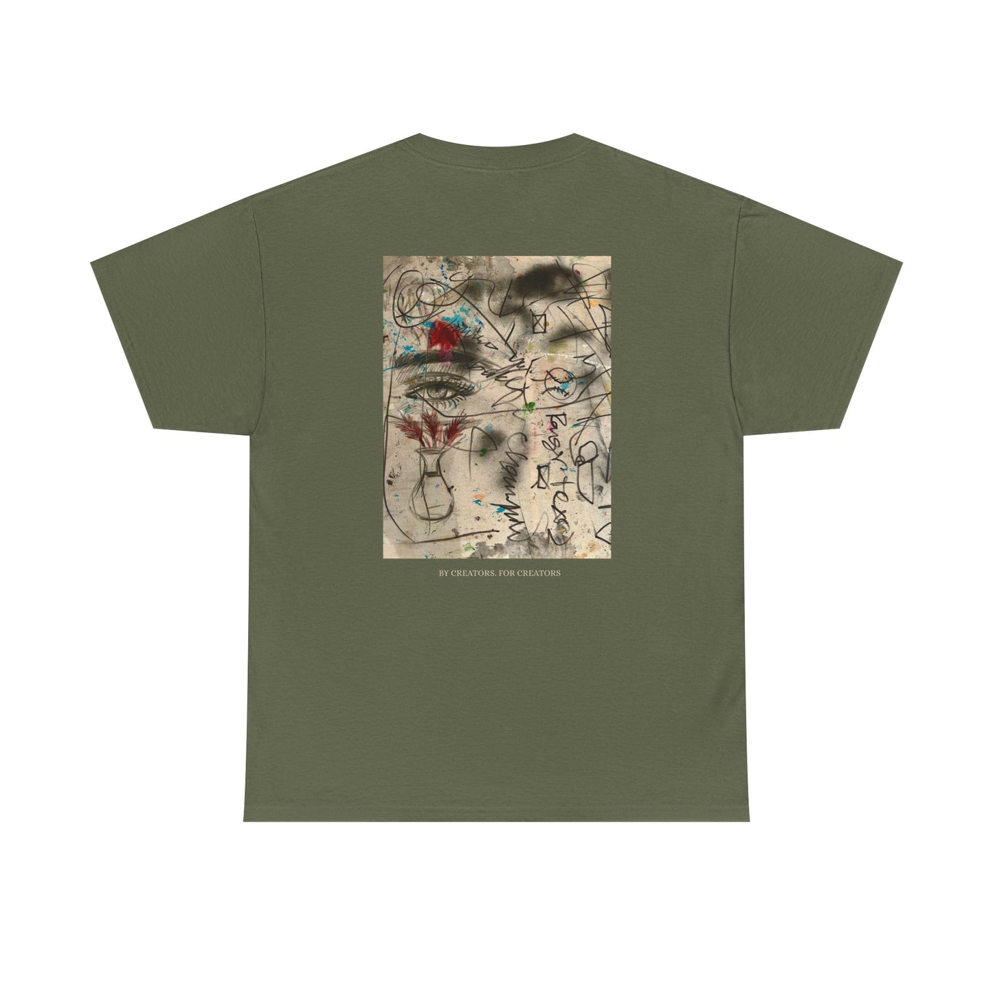 Graphic Tee — Surreal Abstract Art "Everything You Can Imagine Is Real"