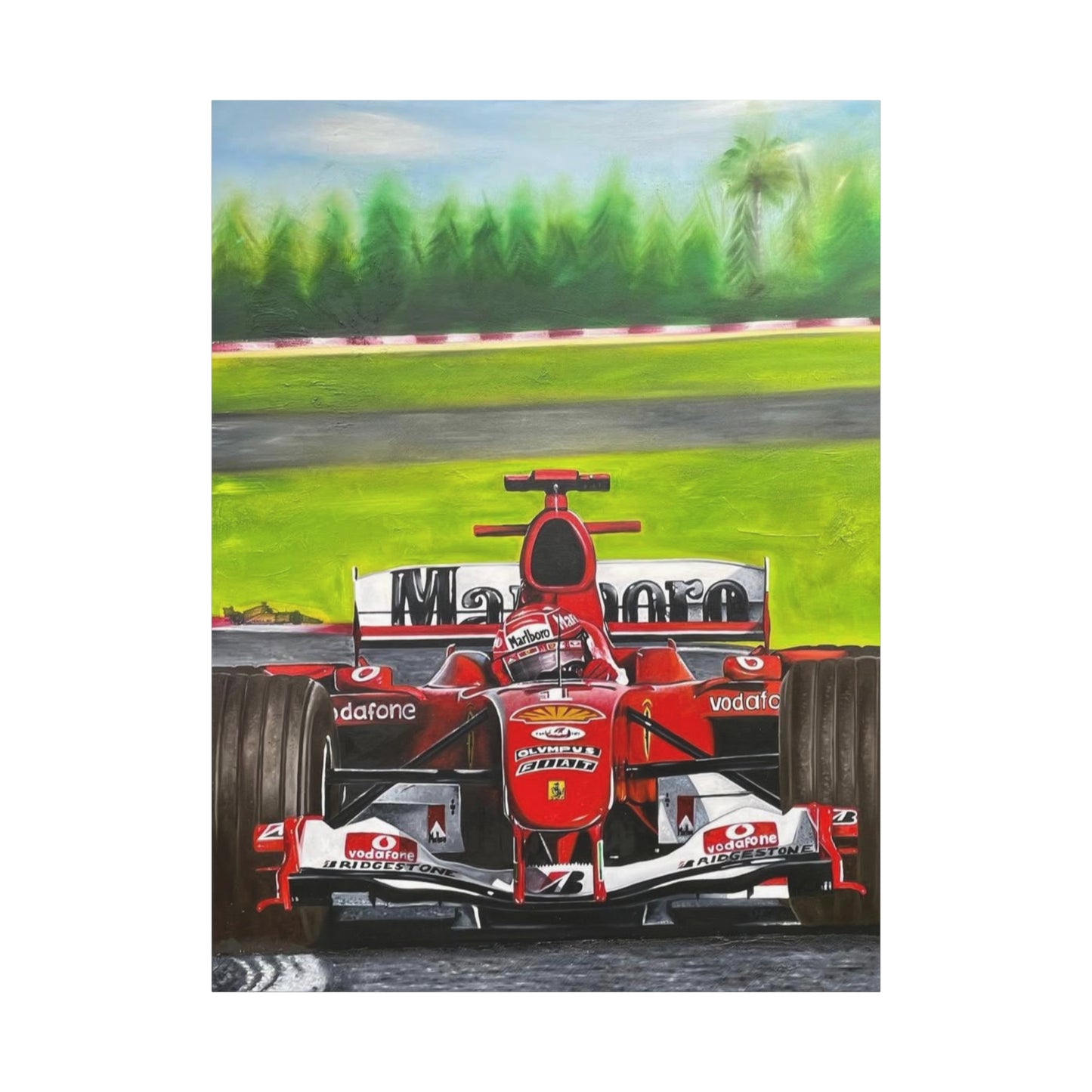 MICHAEL SCHUMACHER — F1 Racing PRINT