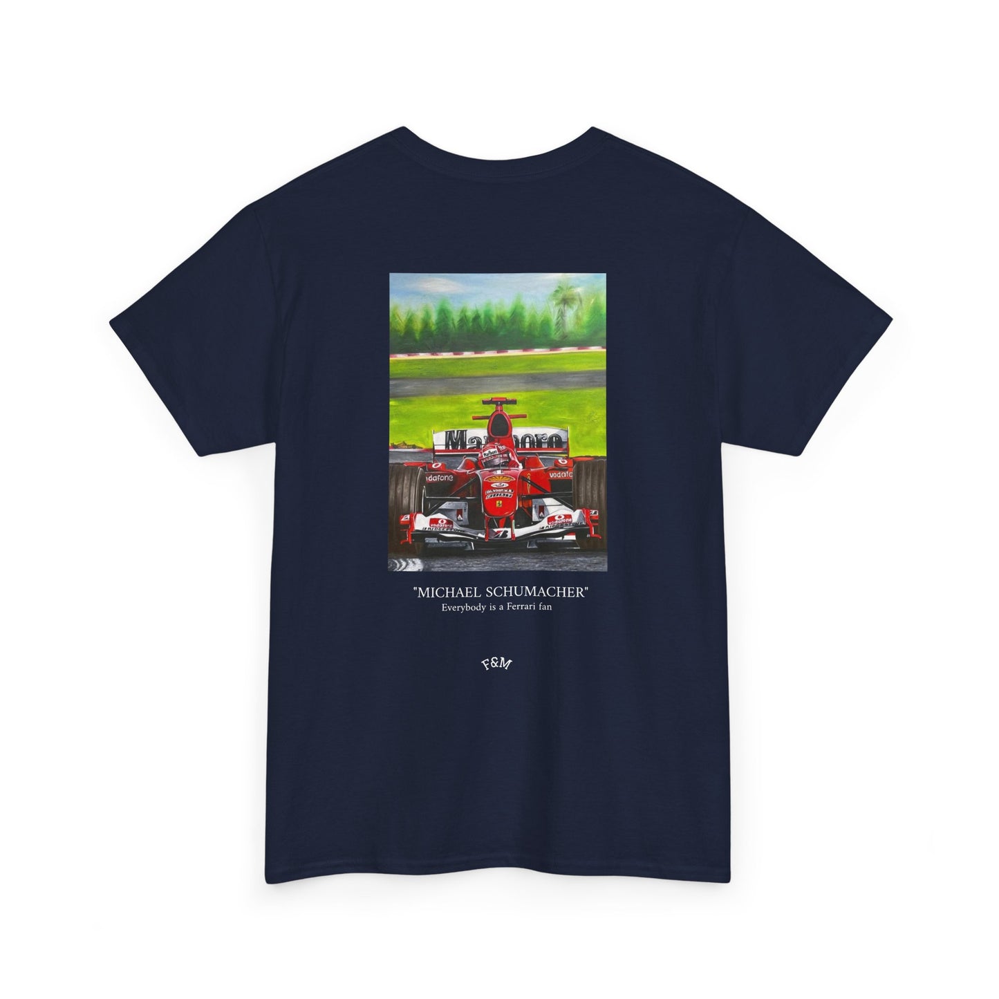 Racing Helmet Tee — Vintage Formula 1 Car Graphic T-Shirt