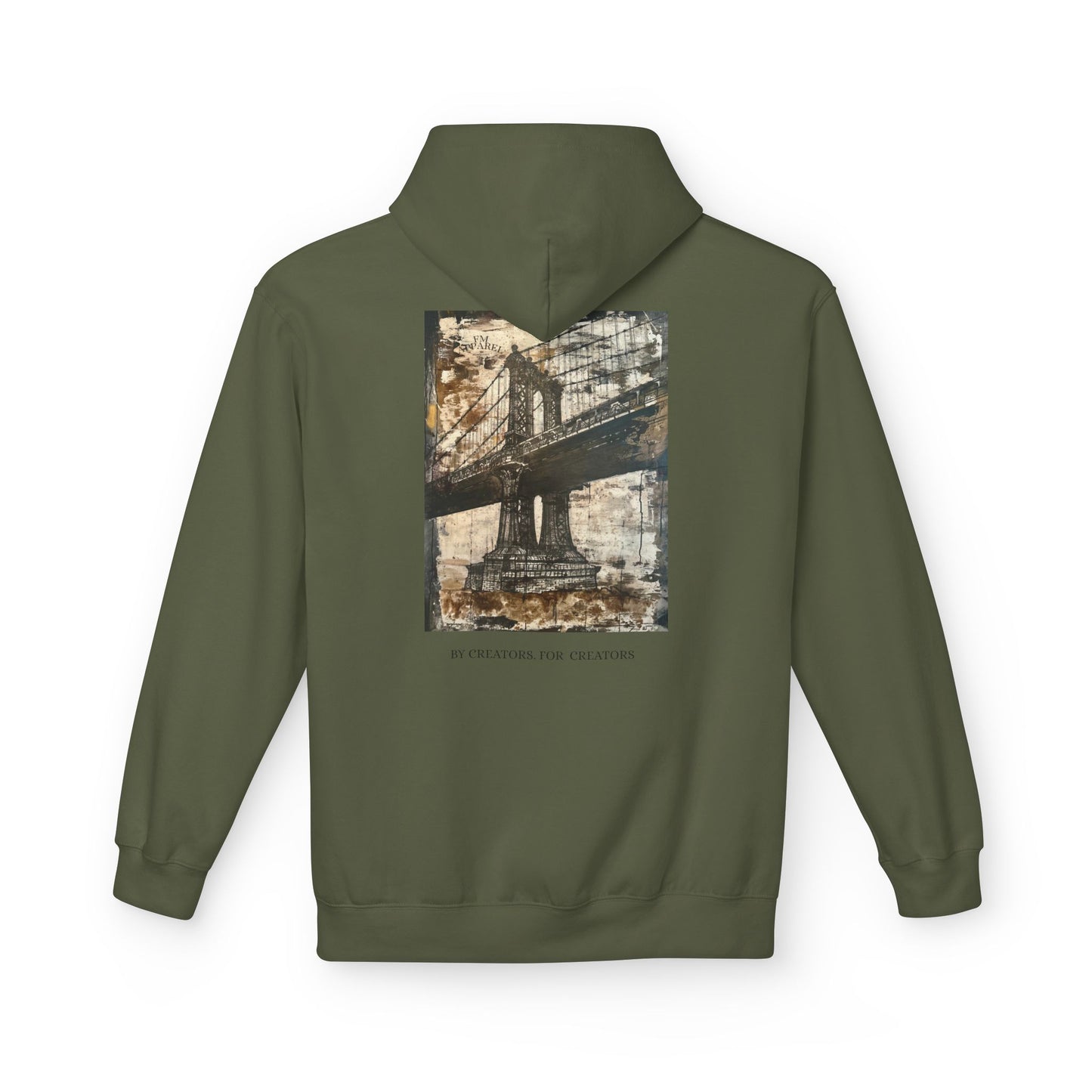Manhattan Bridge Hoodie — Vintage NYC Graphic Pullover