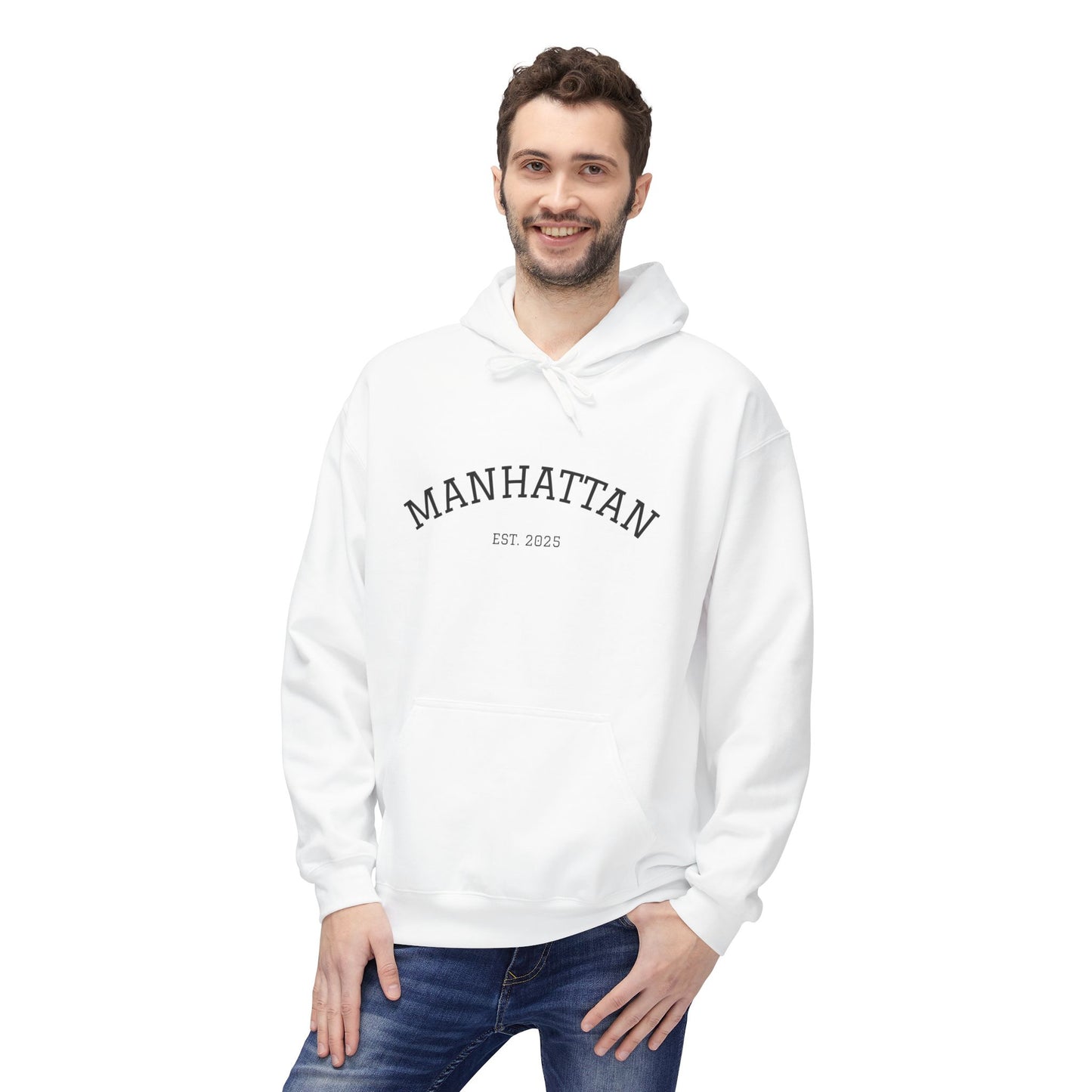 Manhattan Bridge Hoodie — Vintage NYC Graphic Pullover