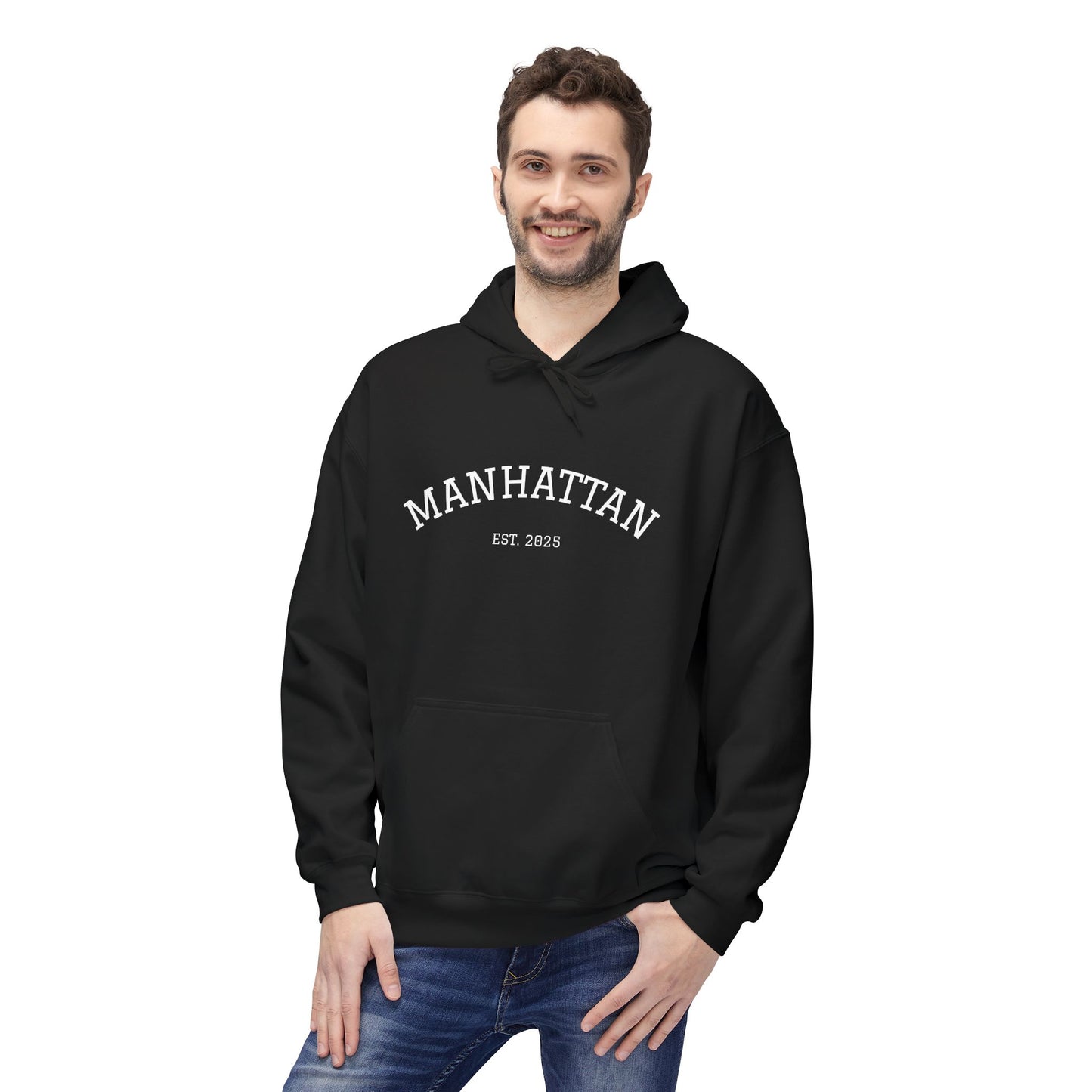 Manhattan Bridge Hoodie — Vintage NYC Graphic Pullover