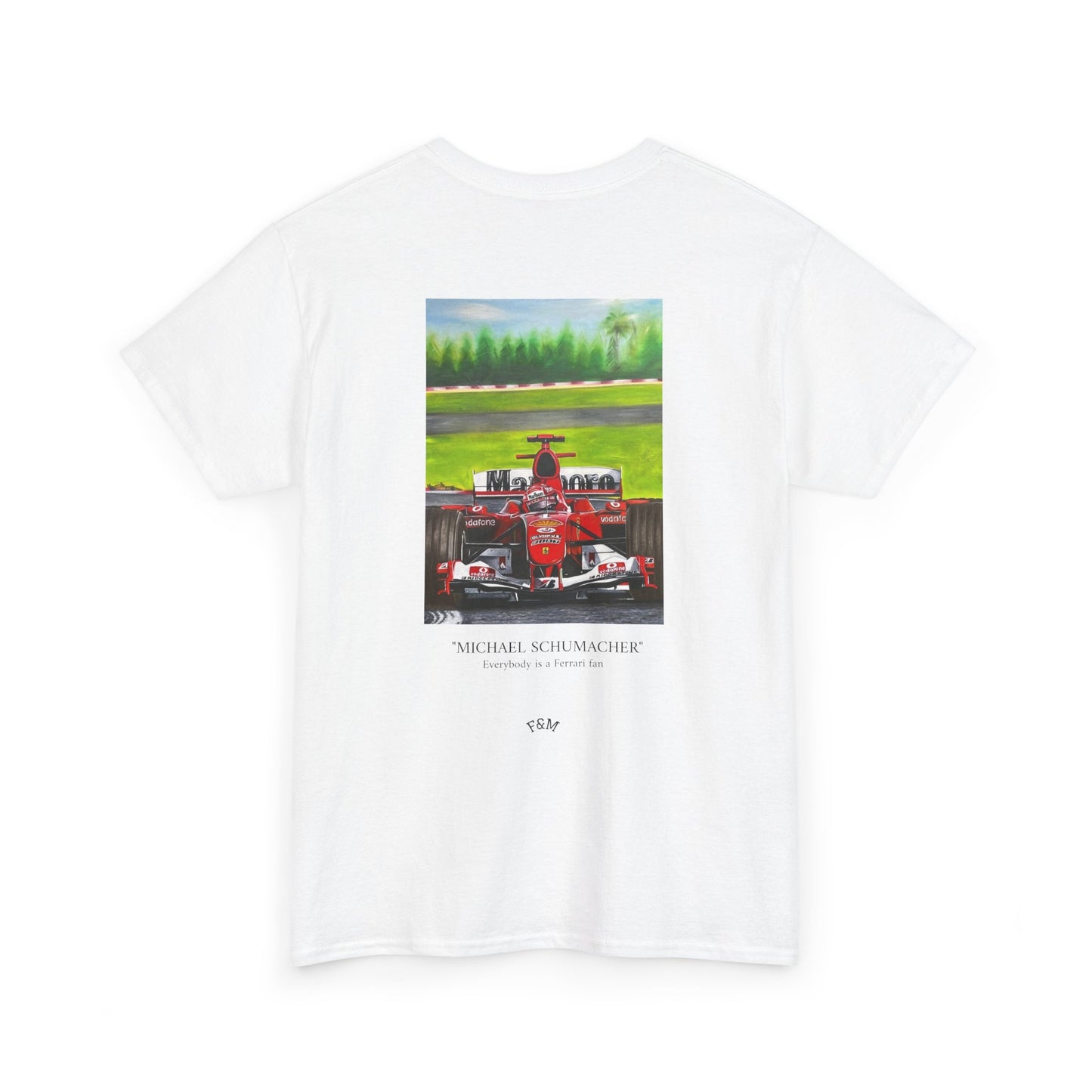 Racing Helmet Tee — Vintage Formula 1 Car Graphic T-Shirt
