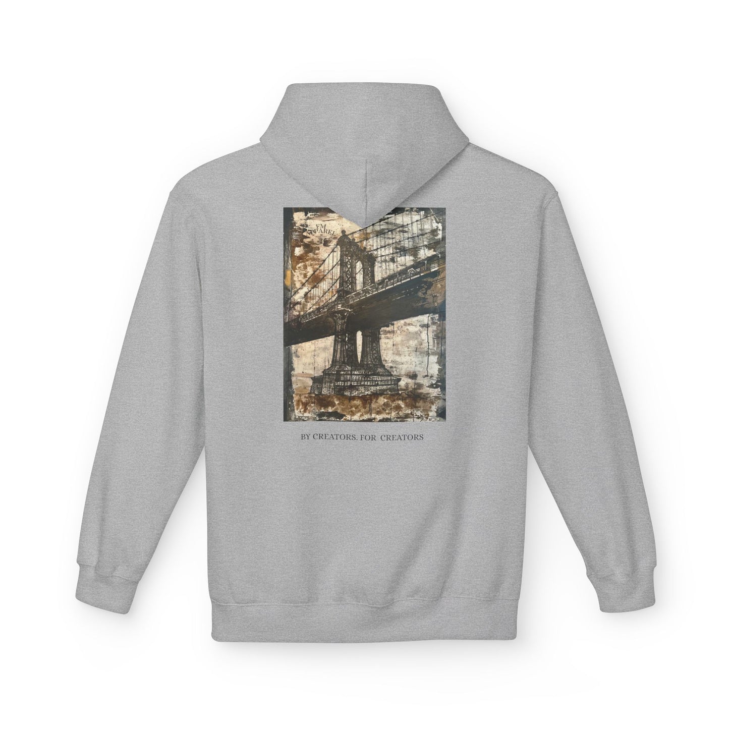 Manhattan Bridge Hoodie — Vintage NYC Graphic Pullover