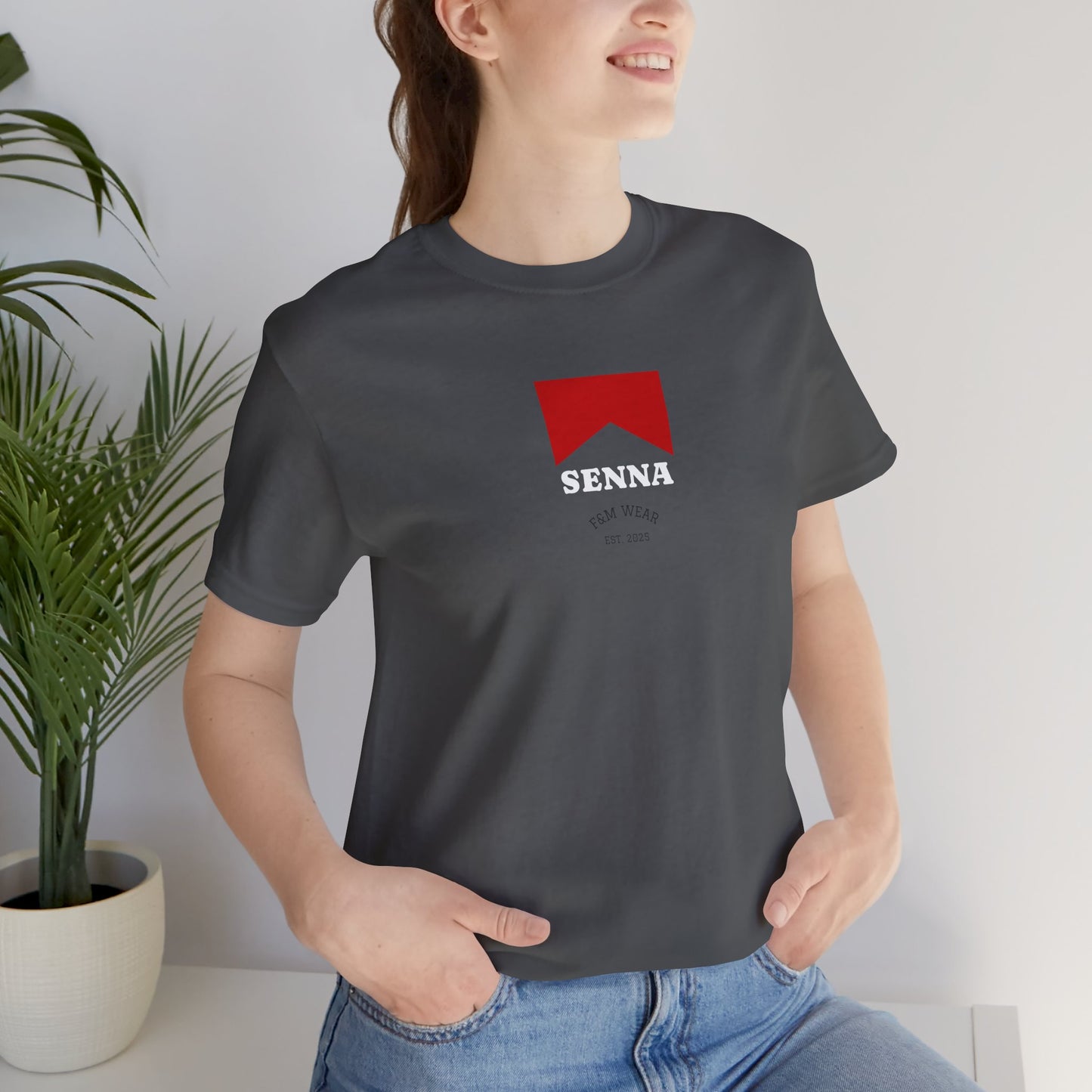 T-Shirt — Senna Around Monaco Graphic Tee (McLaren MP4-2 Art)