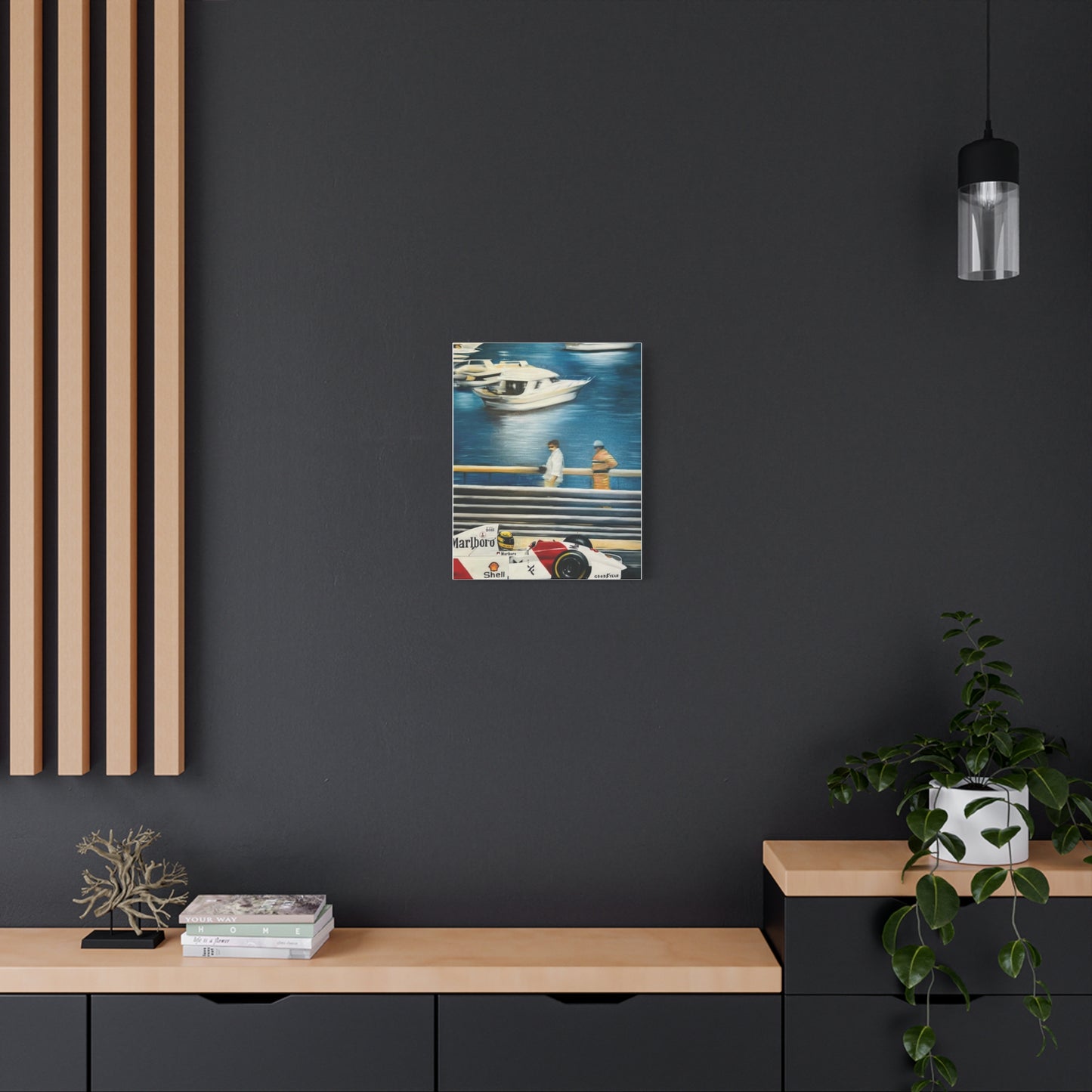 Senna Around Monaco PRINT
