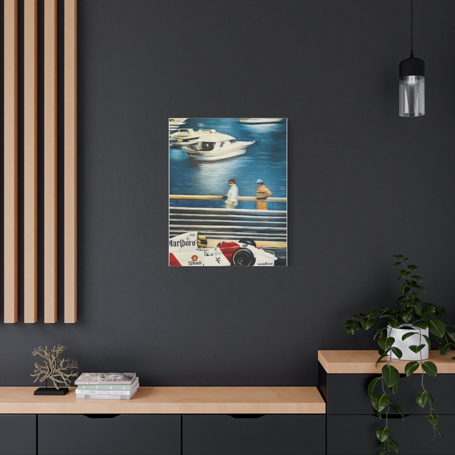 Senna Around Monaco PRINT