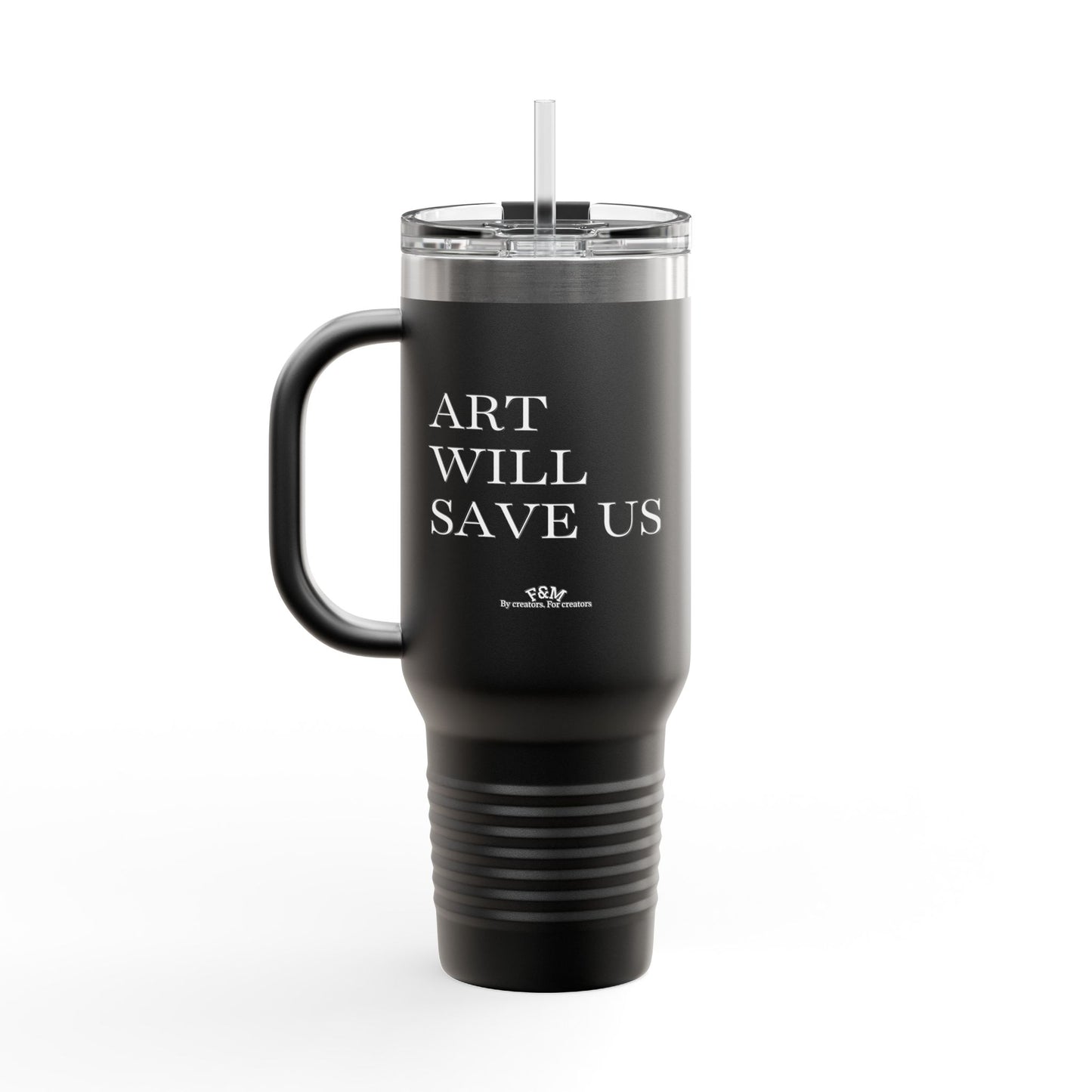 Art Will Save Us 40oz Insulated Travel Mug