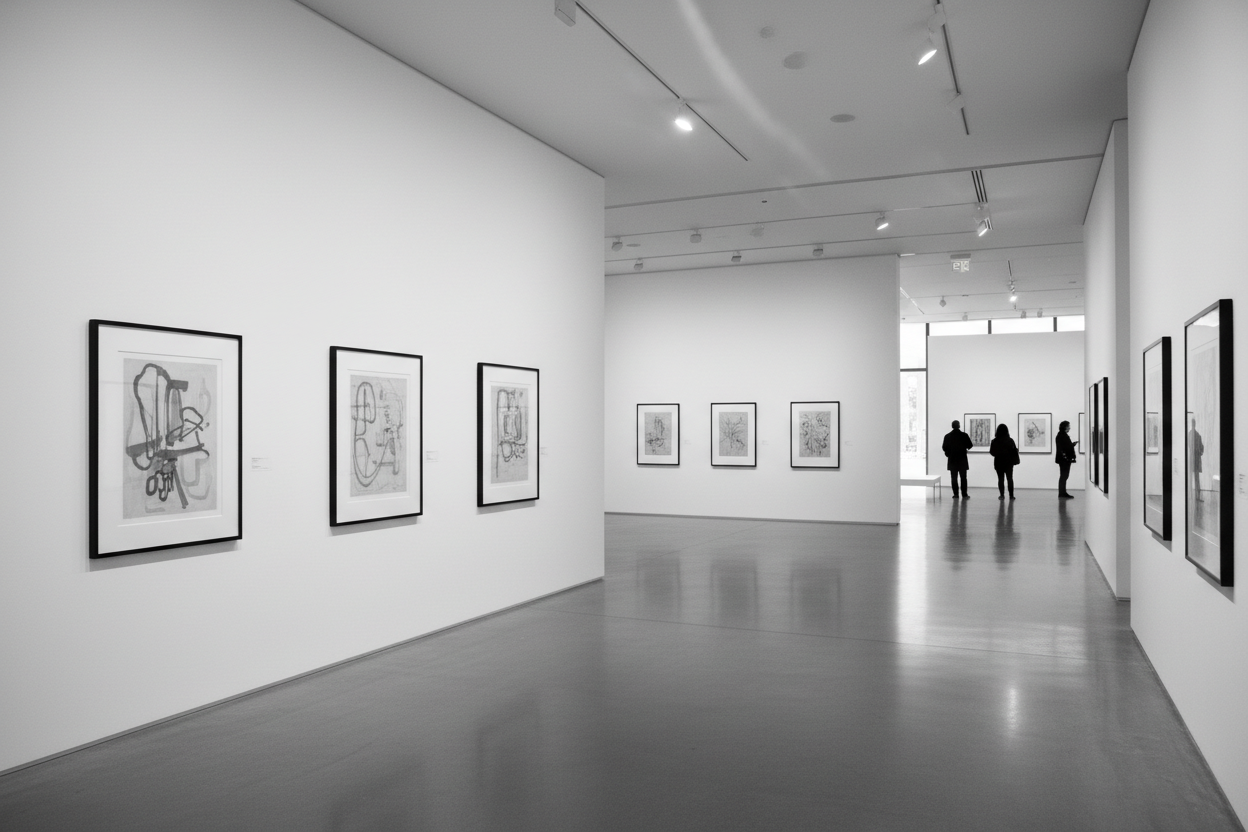 ART GALLERY MONOCHROMATIC